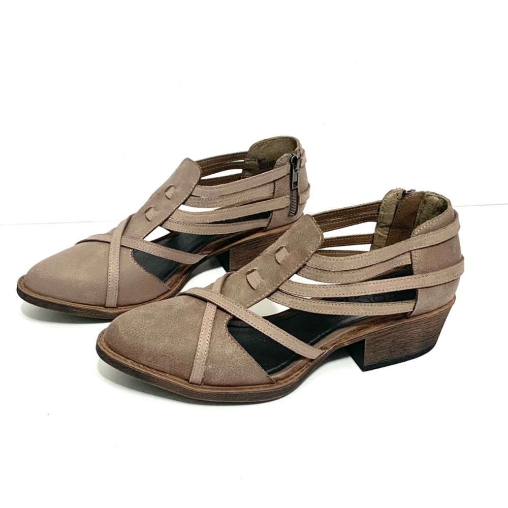 Coconuts by Matisse Charcoal Gray Ankle Booties 1.5” Heel Side Zip Size 8.5 - Picture 3 of 8
